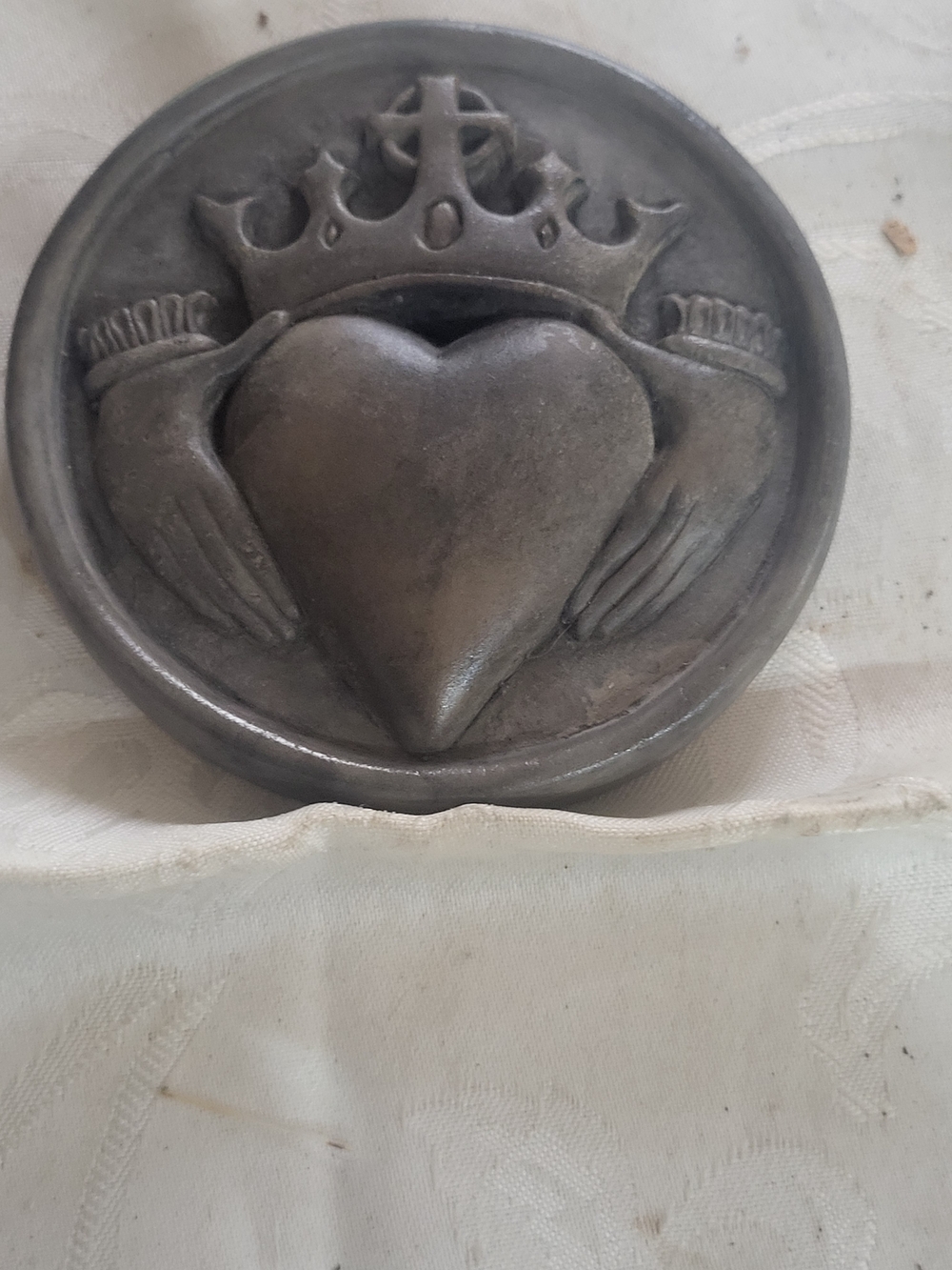 Claddagh Ring Symbol - Resin Wall Decor - The Wild Goose Studio -